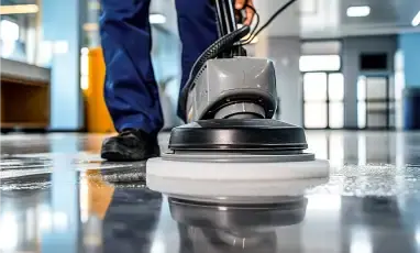 Floor refinishing and polishing service example for homes in Dubai
