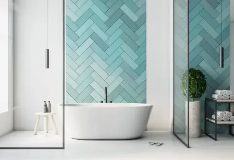bathroom tiling