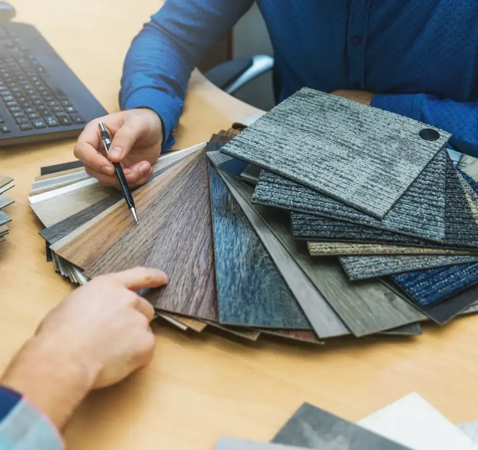 Various flooring options available for residential spaces in Dubai