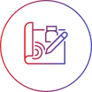 Icon representing expert kitchen design and planning services