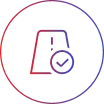 Icon symbolizing improved comfort from upgraded flooring solutions