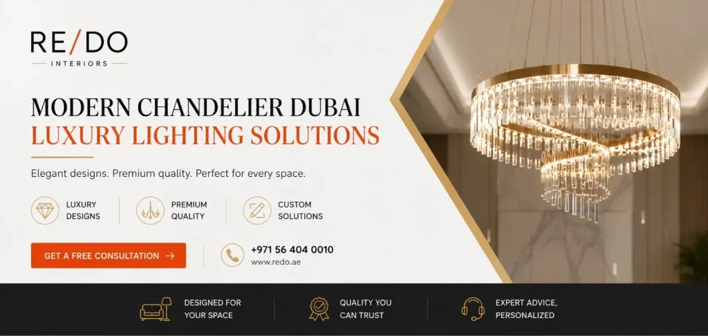Modern Chandelier in Dubai