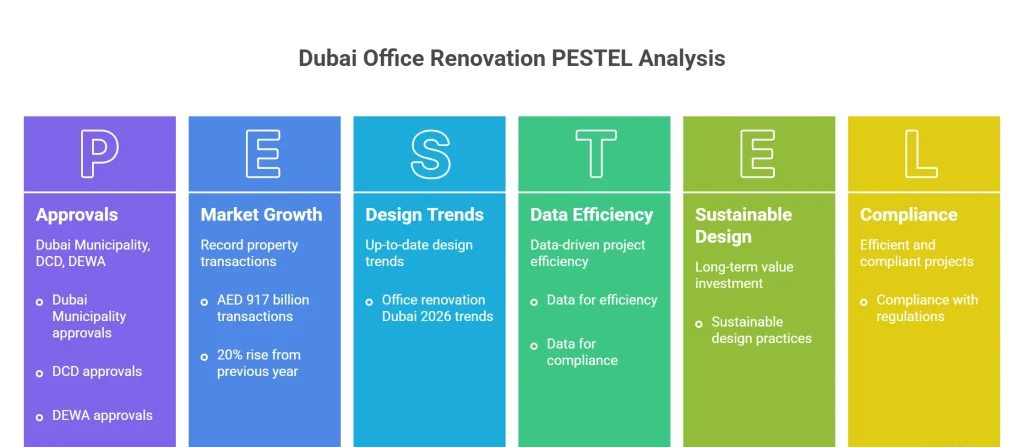 Office renovation in Dubai