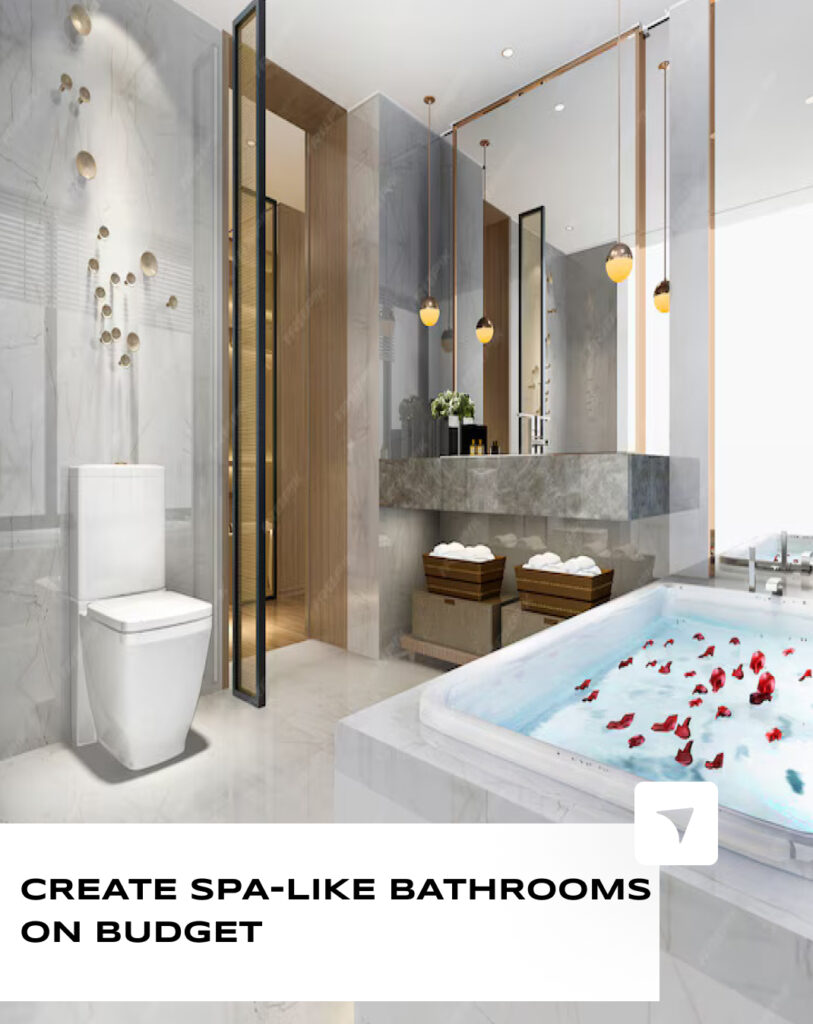 How To Create A Spa Like Bathrooms On A Budget Redo