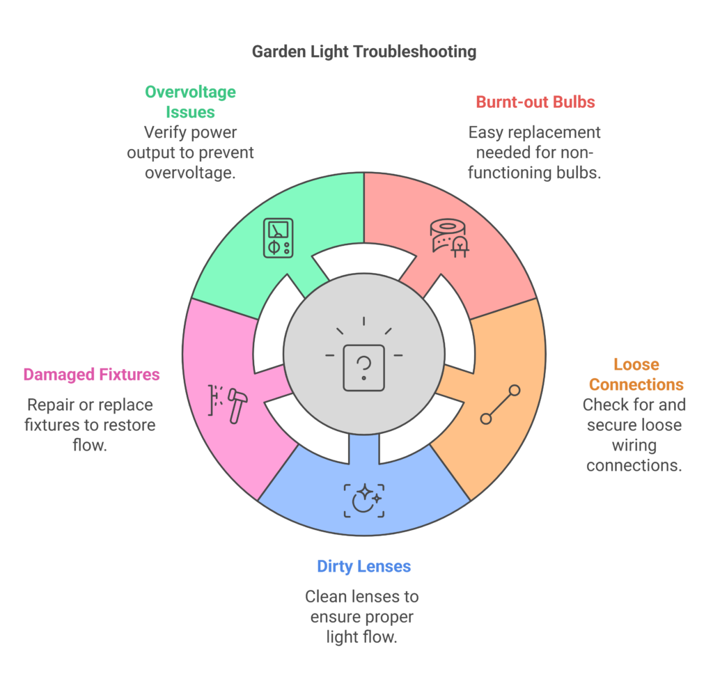 Identify Garden Lighting and Wiring Issues